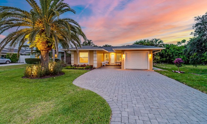 Naples Park House | Ideal Getaway: Walk to Vanderbilt Beach with Private Pool