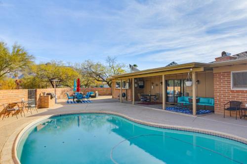 Casas Adobes Estates House | Inviting Tucson Retreat with Pool, Fire Pit & Pet Friendly