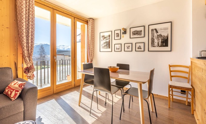 Font-Romeu-Odeillo-Via Apartment | Serene T3 Apartment with Parking & Family-Friendly Amenities