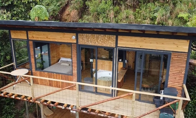 Guarne Cabin | Discover Wasikuna: Pet-Friendly Glamping Cabañas with Spa
