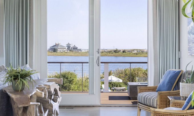 Misquamicut House | Waterfront Retreat with Ocean Access and Scenic Views