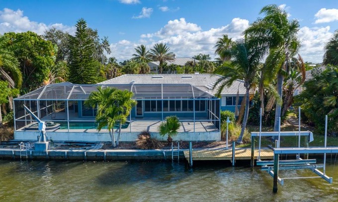 Whitney Beach House | Waterfront Home with Private Pool & Boat Docking Access