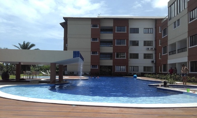 Canto do Mar Apartment | Oceanfront Stay at Apart Hotel Paraíso da Águas, Guarajuba