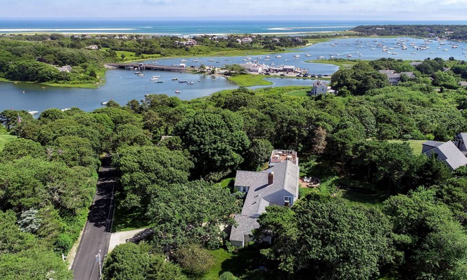 Chatham House | Scenic Water View Retreat: Walk to Beach & Pet Friendly
