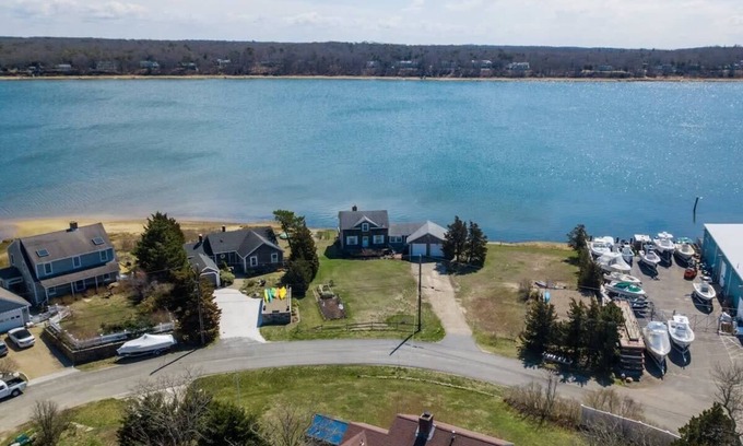 Orleans House | Relaxing Eastham Getaway with Spectacular Water Views