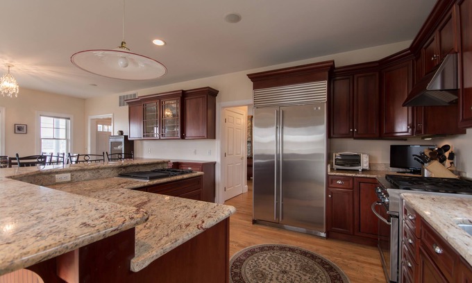 Easton's Point House | Inviting Water Views: Walk to Beach, Spa & Hot Tub Retreat