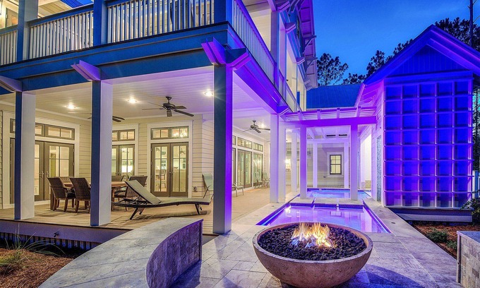 Forest District House | Pet-Friendly WaterColor House with Private Pool & Golf Cart