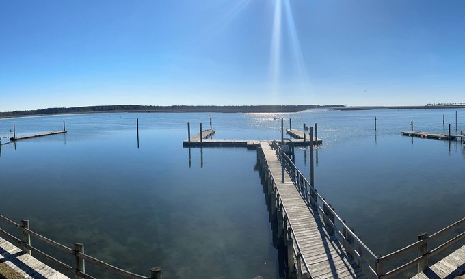 Chincoteague Condo | Scenic Waterfront Retreat with Boat Slip & Lighthouse Views