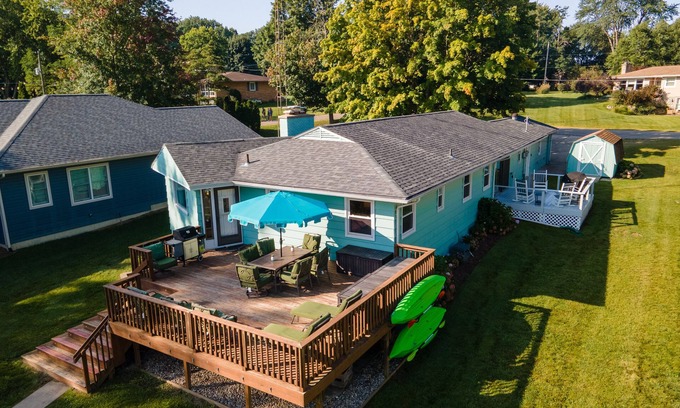Paw Paw Lake House | Premier Waterfront Retreat with Ocean Views & Large Decks