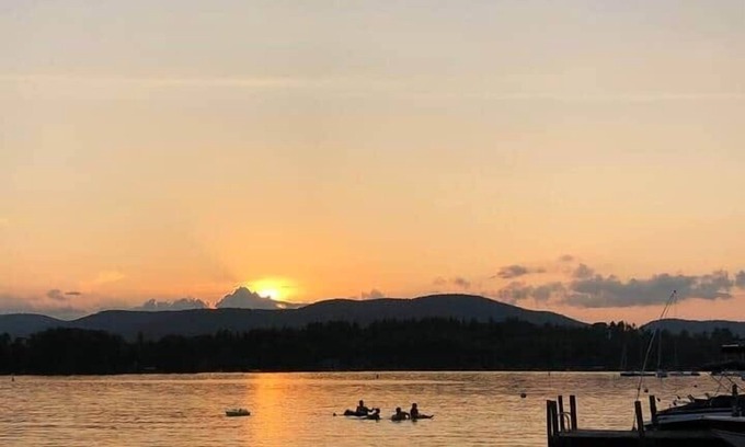 Lake George House | Elegant Waterfront 5BR Home with Dock Slip & Lake View