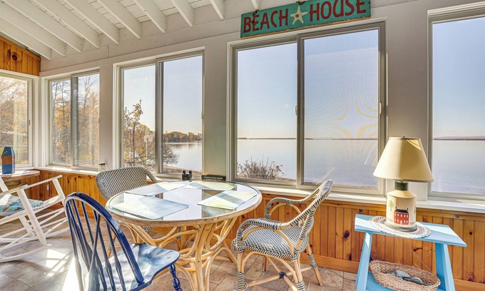 Alburg House | Idyllic Alburgh Waterfront Escape with Private Beach Access