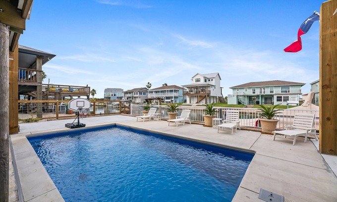 City-by-the Sea House | Paradise Awaits: Waterfront Home with Private Pool & Hot Tub