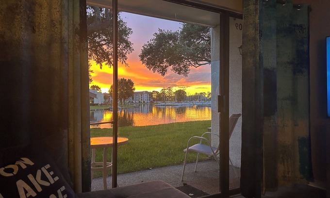 Walden on Lake Conroe Condo | Waterfront Condo with the Lake Steps from Your Patio!