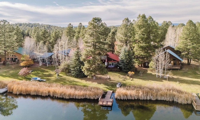 Pagosa Springs Cabin | Waterfront Getaway with Lake View & Kid-Friendly Amenities
