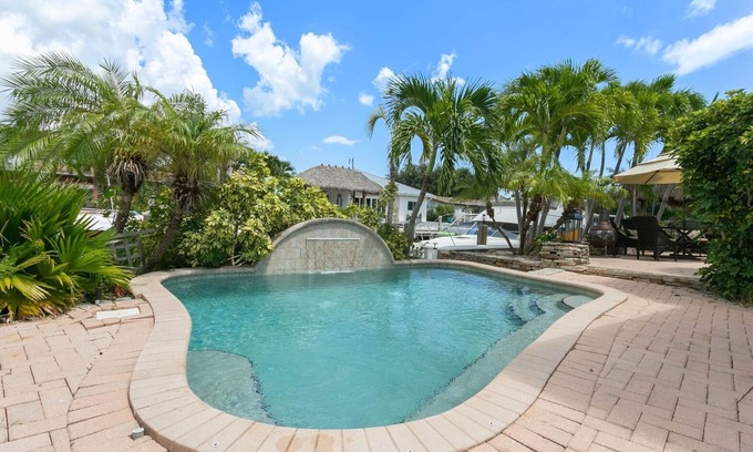 Pompano Isles House | Waterfront Home with Heated Pool, Hot Tub & Ocean Views