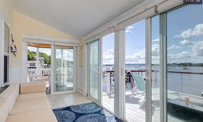 Tiverton House | Historic Waterfront Home in Tiverton, RI with Ocean Views