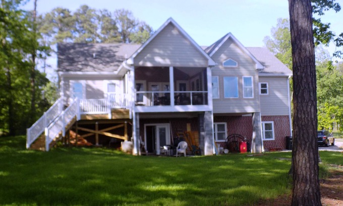 Littleton House | Idyllic Waterfront Home with Lake View and Bonus Room