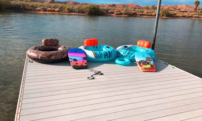 Bullhead City House | Waterfront Home B: Family-Friendly Retreat with Dock Access