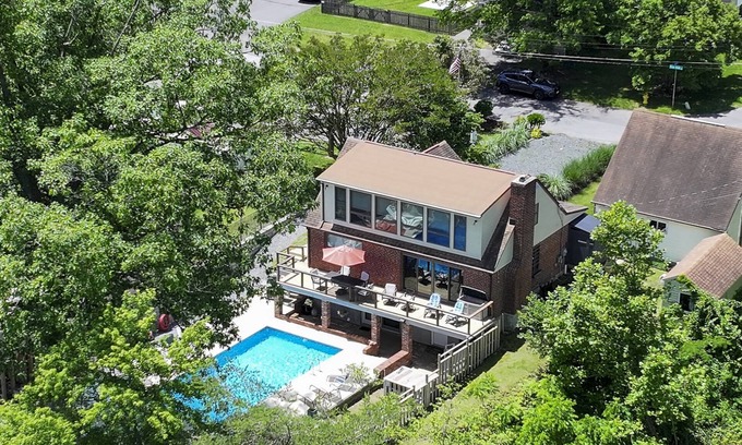 Arnold House | Relax by the Waterfront Pool Near Annapolis Attractions