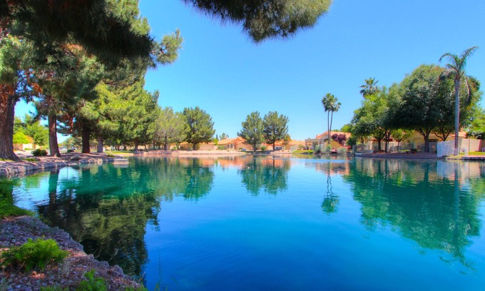 Chandler House | Waterfront Home with Pool, Spa & Top Guest Rating!