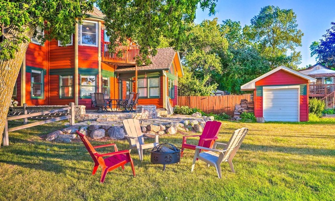 Mound House | Scenic Waterfront Retreat with Boat Dock & Spa Access!