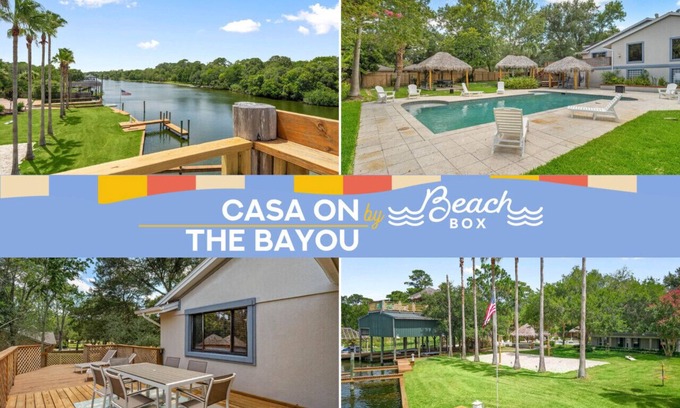Dickinson House | Relaxing Waterfront Oasis with Private Pool & Game Room