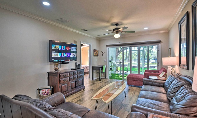 Palm Coast Condo | Waterfront Condo with Boat Dock, Pool & Gym - Rated 10/10!
