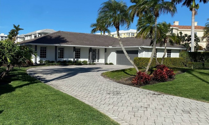 Coquina Sands House | Waterfront Haven Steps from Beach & Downtown Naples