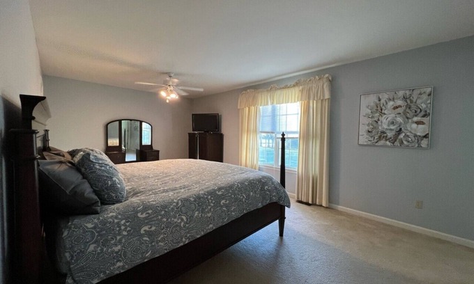 St. Michaels House | Pet-Friendly Waterfront Retreat with Spa and Family Amenities