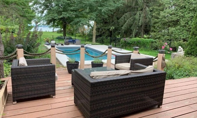 South Glengarry House | Elegant Waterfront Retreat with Private Pool & Ocean Views