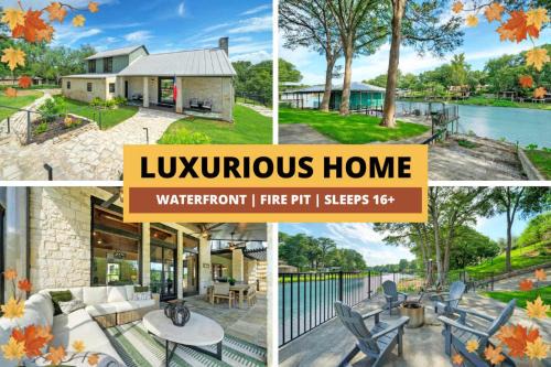 Seguin House | Waterfront Sleeps 16 Perfect for Family & Wurstfest
