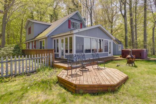 Glenn Haven Shores House | Scenic Waterfront Home in South Haven with Sunset Views