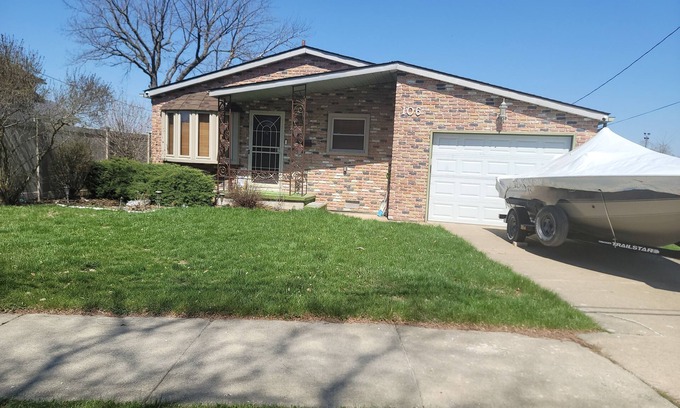 Wyandotte House | Scenic Waterfront House with Boat Dock on Detroit River