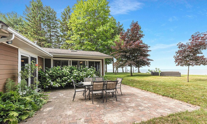 Montague House | Waters Edge Retreat- Private Lake Michigan Frontage