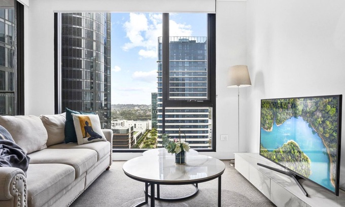 Sydney Olympic Park Apartment | Family-Friendly Waterview Apartment at Wentworth Point