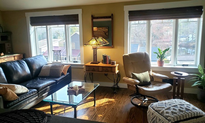 Greenville Apartment | Waterview Retreat in Quiet Convenient Neighborhood, Big Yard, Pets Welcome