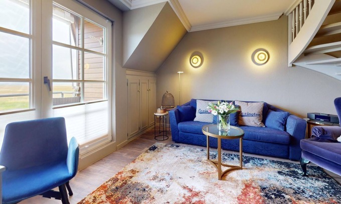 Großmorsum Apartment | Wattblick: Cozy Getaway for Two with Morsumer Watt Views