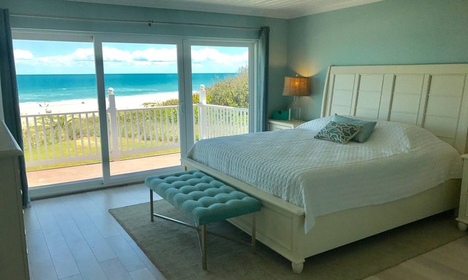 Indialantic By The Sea House | Oceanfront Wavecrest Townhome with Spa & Breakfast Included