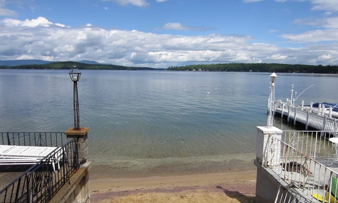 Weirs Beach Cottage | Lakefront 2 Bedroom Cottage Steps from Weirs Beach