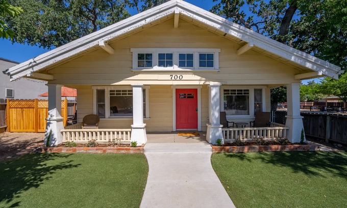 Templeton House | Discover Main Street Templeton with Porch Views & Great Amenities