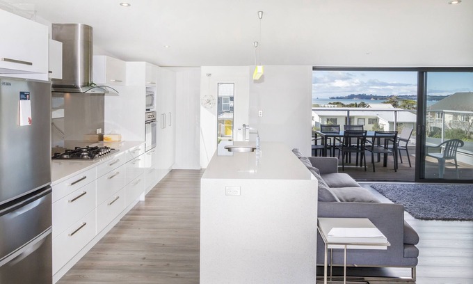 Snells Beach House | Discover Snells Ocean Views: Poolside Paradise Awaits