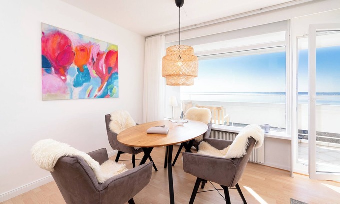 Sierksdorf Apartment | Tranquil Retreat with Breathtaking Ocean Views Await!
