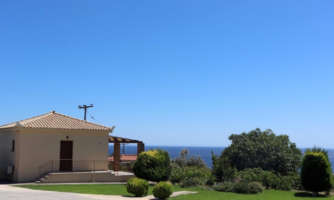 Pylos-Nestoras House | Idyllic Vacation Home with Pool and Ocean View Near Koroni