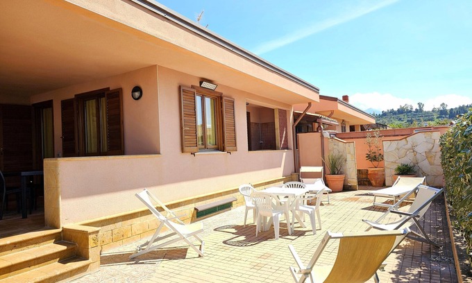 Solfarelli Villa | Bright Mediterranean Villa with Ocean View Steps from the Sea