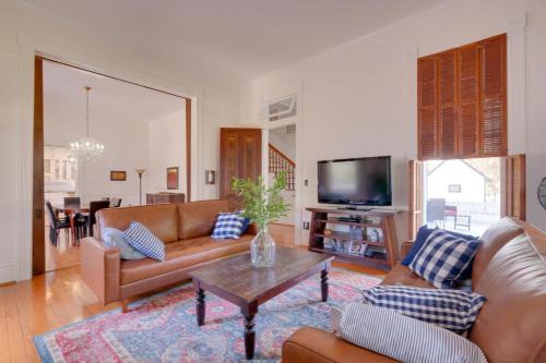 Columbus House | Inviting Columbus Retreat with Balcony and Family Amenities