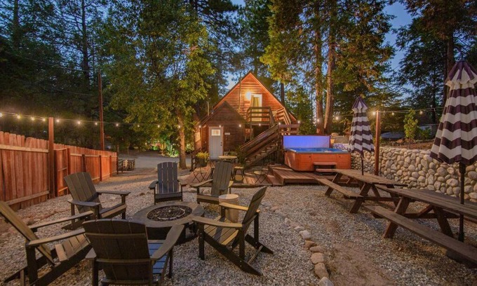 Pine Cove House | Enchanting Cabin Retreat with Spa, Fireplace & Pet Access