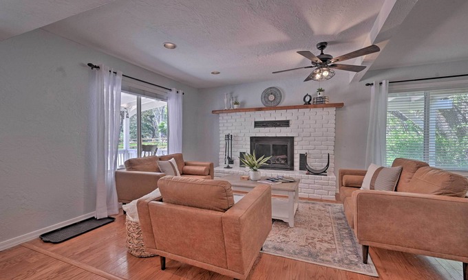 Whispering Pines Cottage | Inviting Whispering Pines Home Near Scenic Hiking Trails