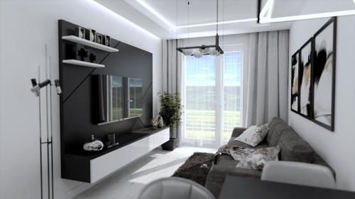 Ilawa Apartment | Elegant White Apartment - Guest Rated 9.5 & Family Friendly