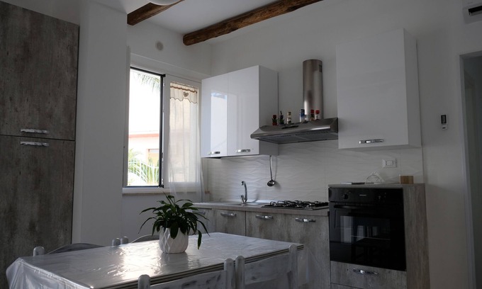 Trapani Apartment | Top-rated White Gold Apartments with Cozy Kitchen Amenities