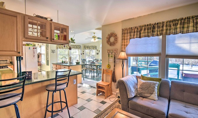 Center Ossipee House | Tranquil Ossipee Retreat with Hot Tub & Scenic Deck